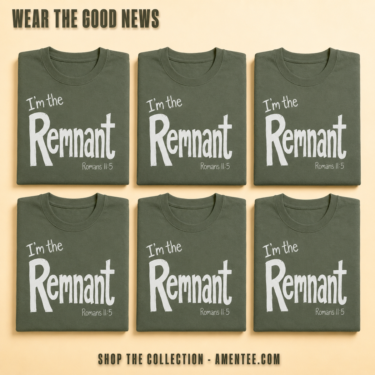 I'm the Remnant T-Shirt_6color_grid