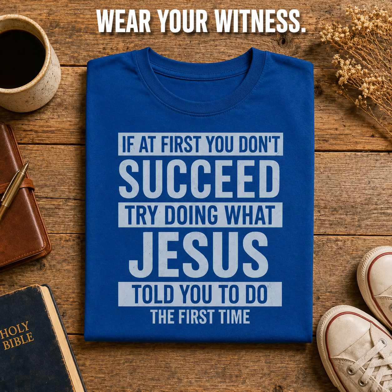 Do What Jesus Said T-Shirt_folded_flatlay