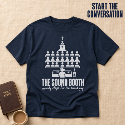 Sound Booth T-Shirt_min_flat