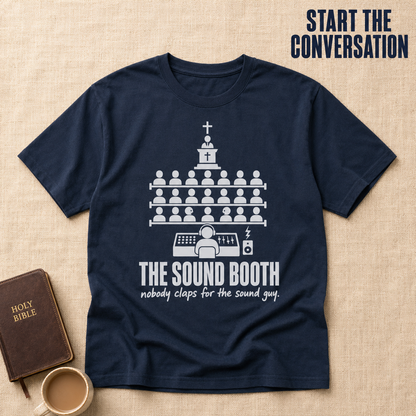 Sound Booth T-Shirt_min_flat