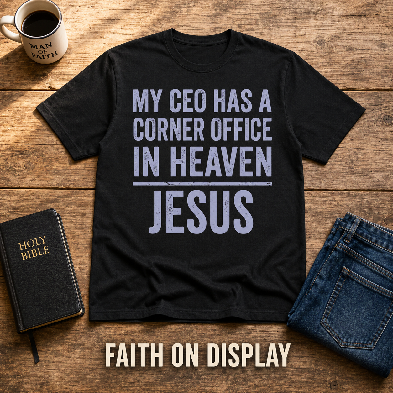 My CEO in Heaven T-Shirt_style_flat