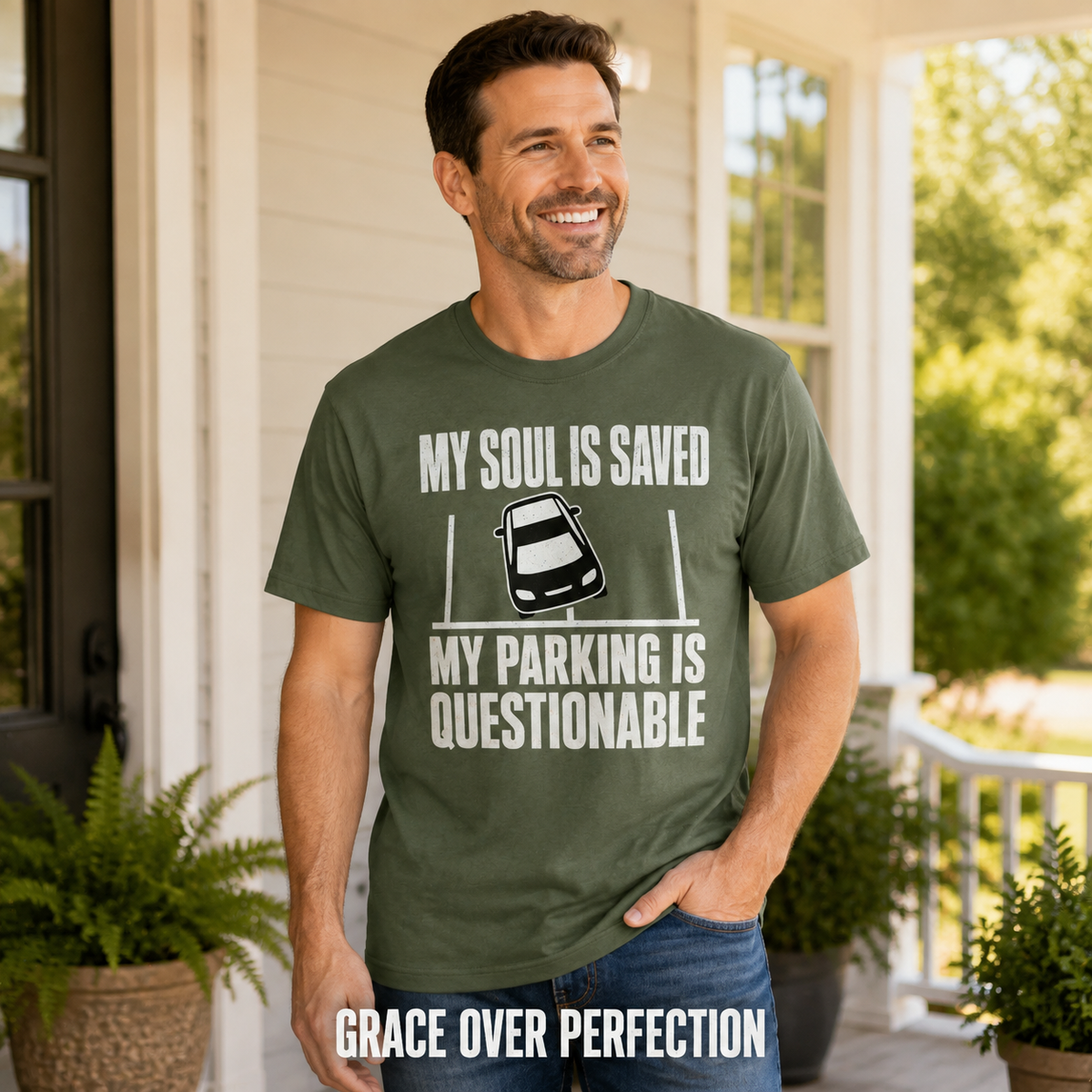Questionable Parking T-Shirt_active_outdoor