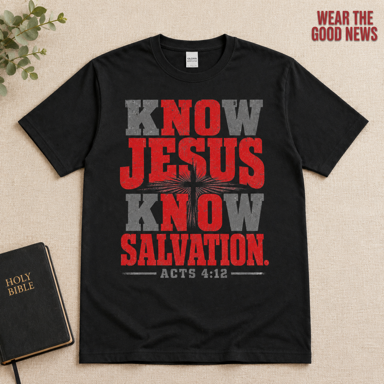 Jesus Salvation T-Shirt_min_flat