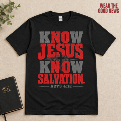 Jesus Salvation T-Shirt_min_flat
