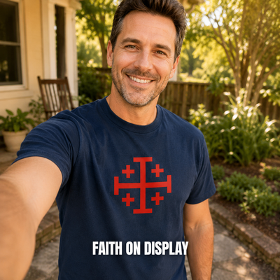 Bold Jerusalem Cross T-Shirt_ugc_outdoor