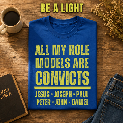 All My Role Models Are Convicts T-Shirt_folded_flatlay