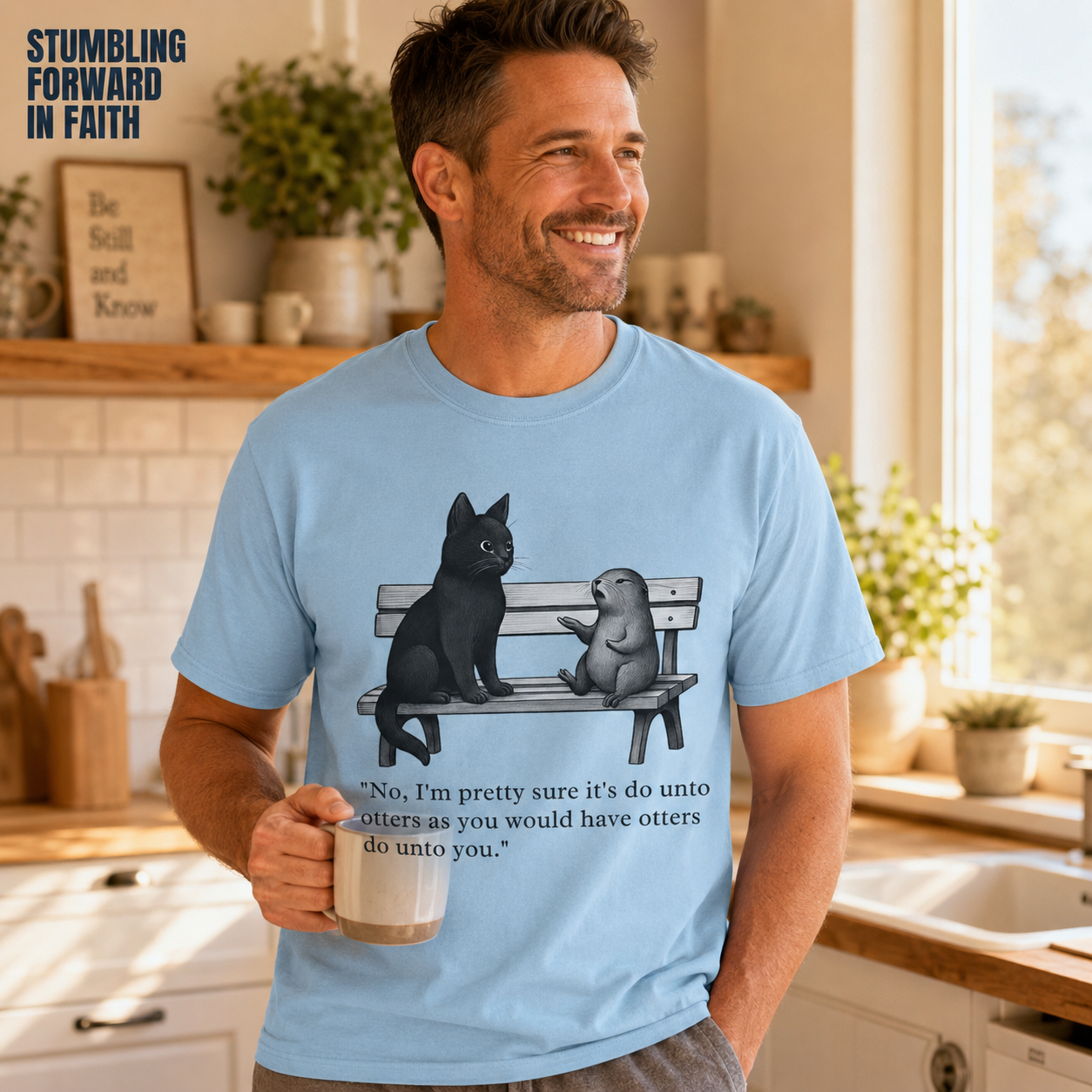 Do Unto Otters Humor T-Shirt_ls_indoor