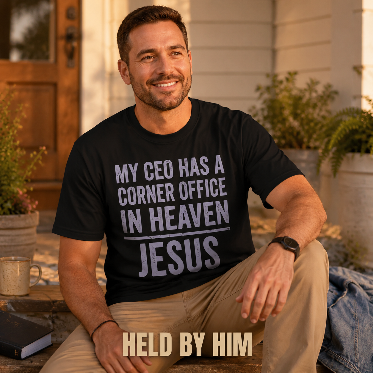 My CEO in Heaven T-Shirt_ls_golden