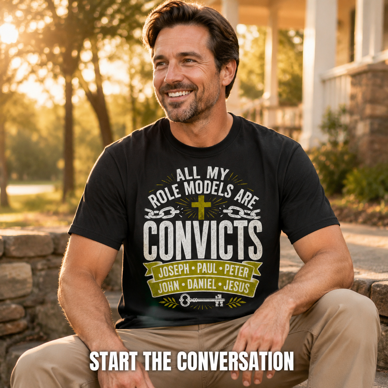 Convicts Role Models T-Shirt_ls_golden