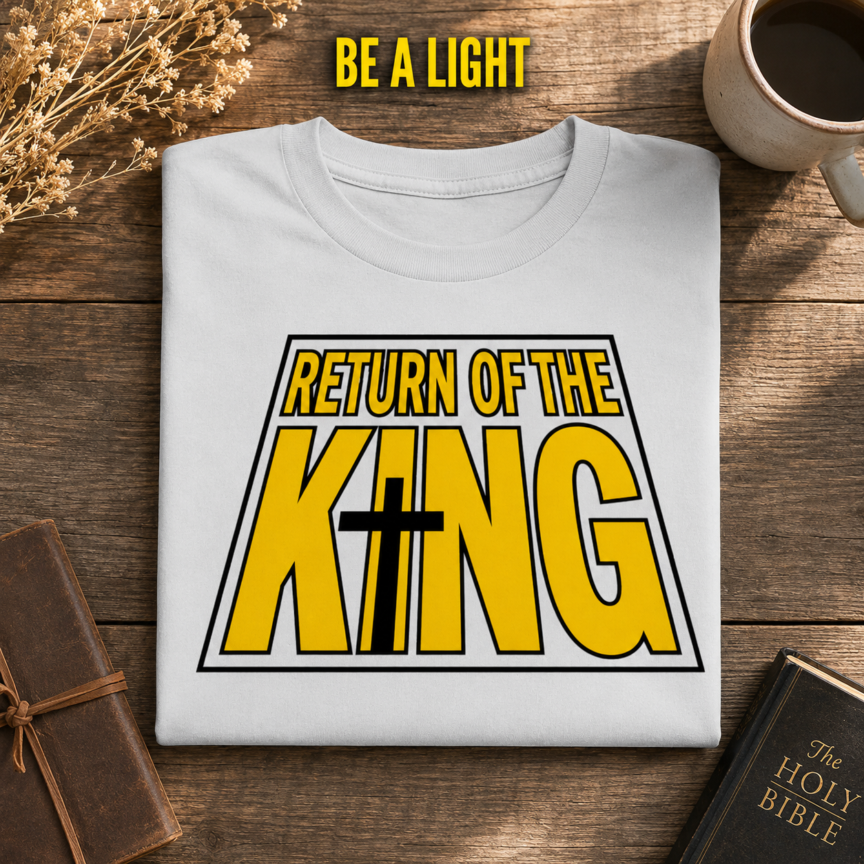 Return of the King T-Shirt_folded_flatlay