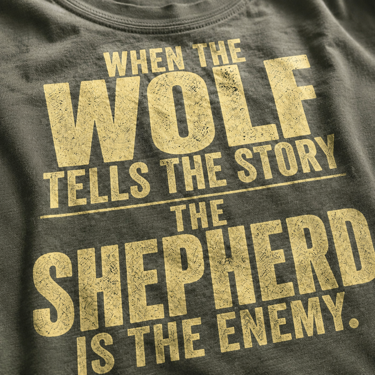 Wolf's Story T-Shirt_macro_detail