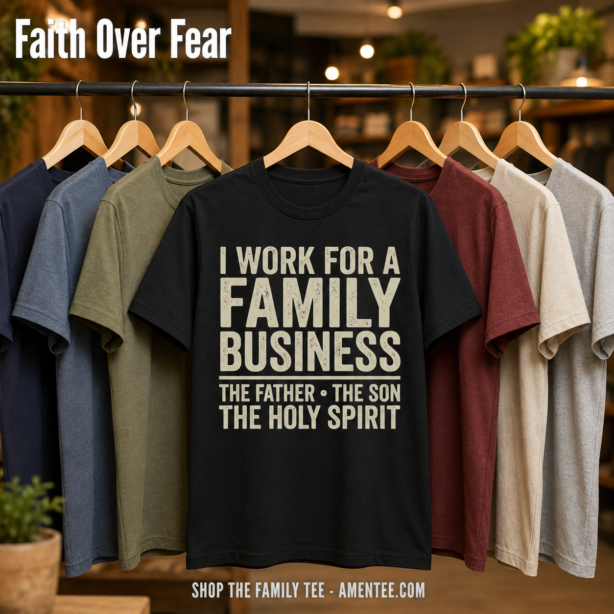 Family Business Trinity T-Shirt_boutique_rack