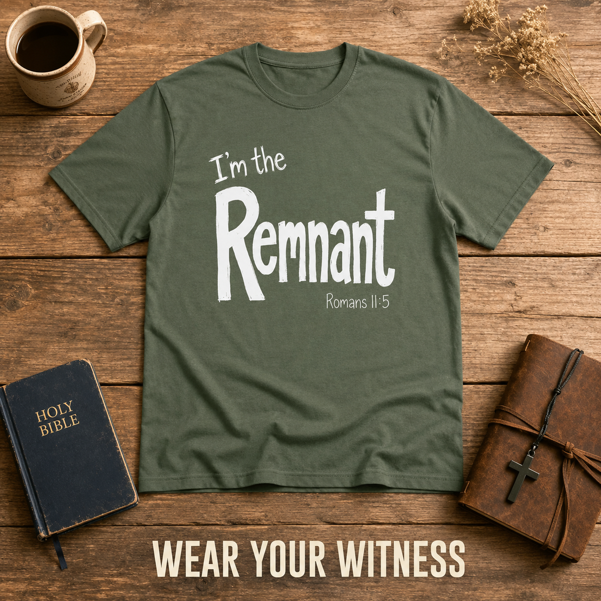 I'm the Remnant T-Shirt_style_flat
