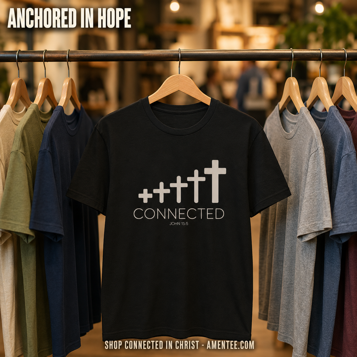 Connected in Christ T-Shirt_boutique_rack