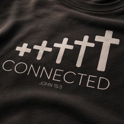 Connected in Christ T-Shirt_macro_detail