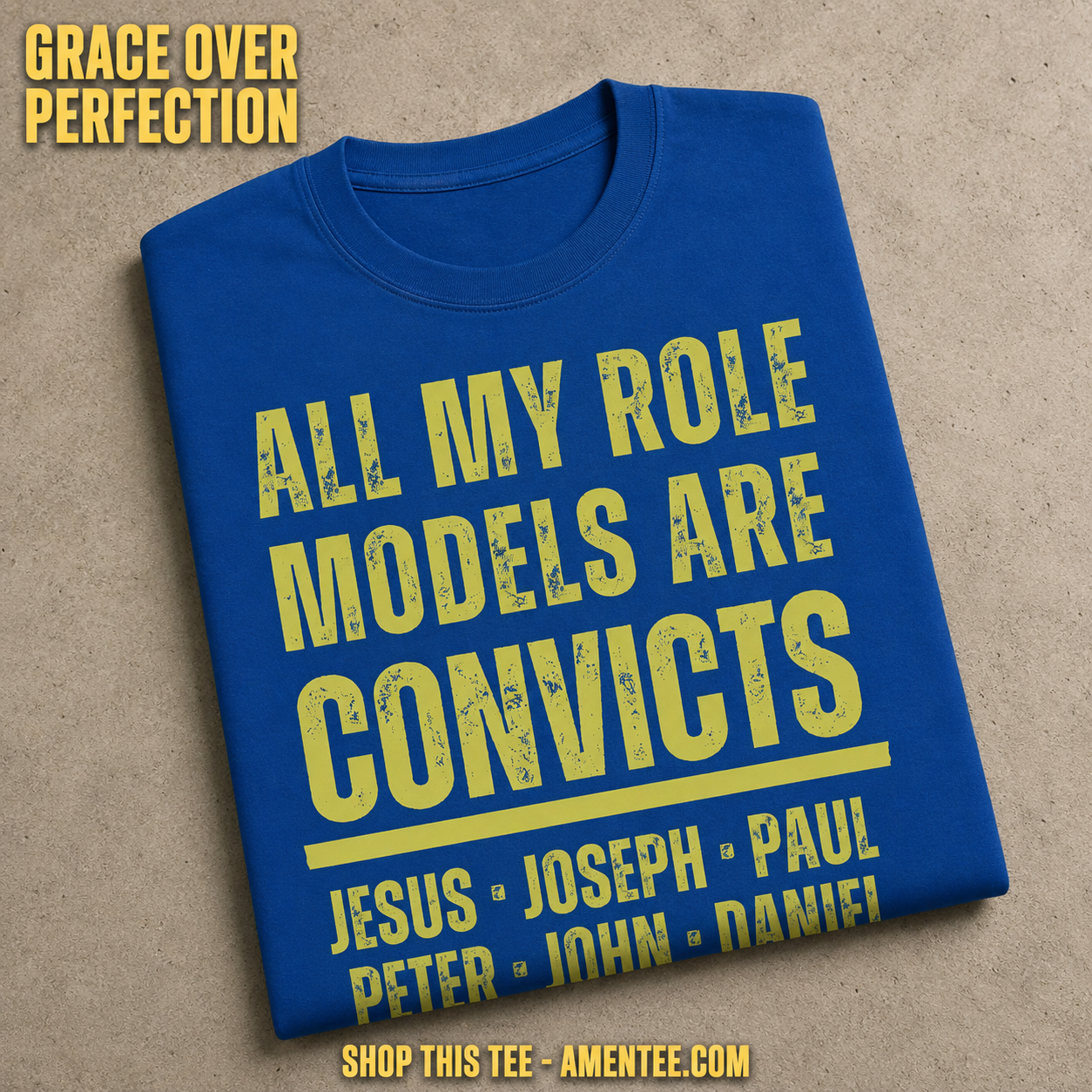 All My Role Models Are Convicts T-Shirt_fold_tilt