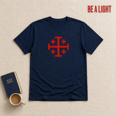 Bold Jerusalem Cross T-Shirt_min_flat