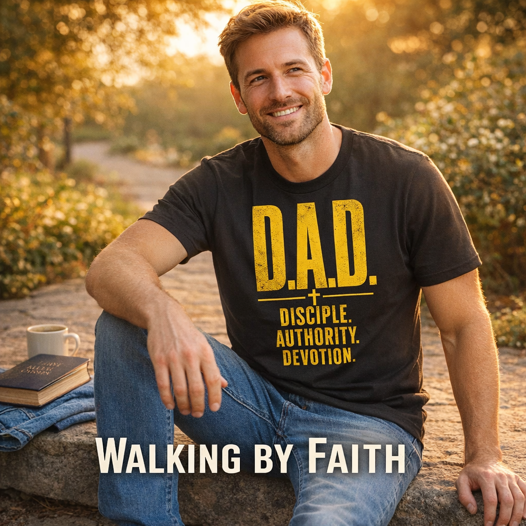 D.A.D. Disciple Authority Devotion T-Shirt_ls_golden