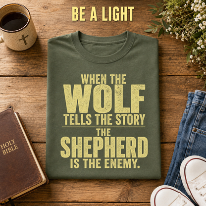 Wolf's Story T-Shirt_folded_flatlay