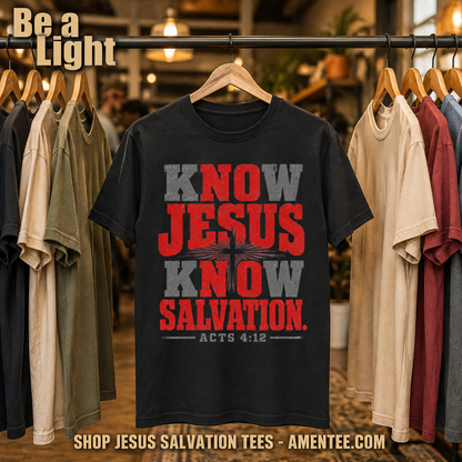 Jesus Salvation T-Shirt_boutique_rack