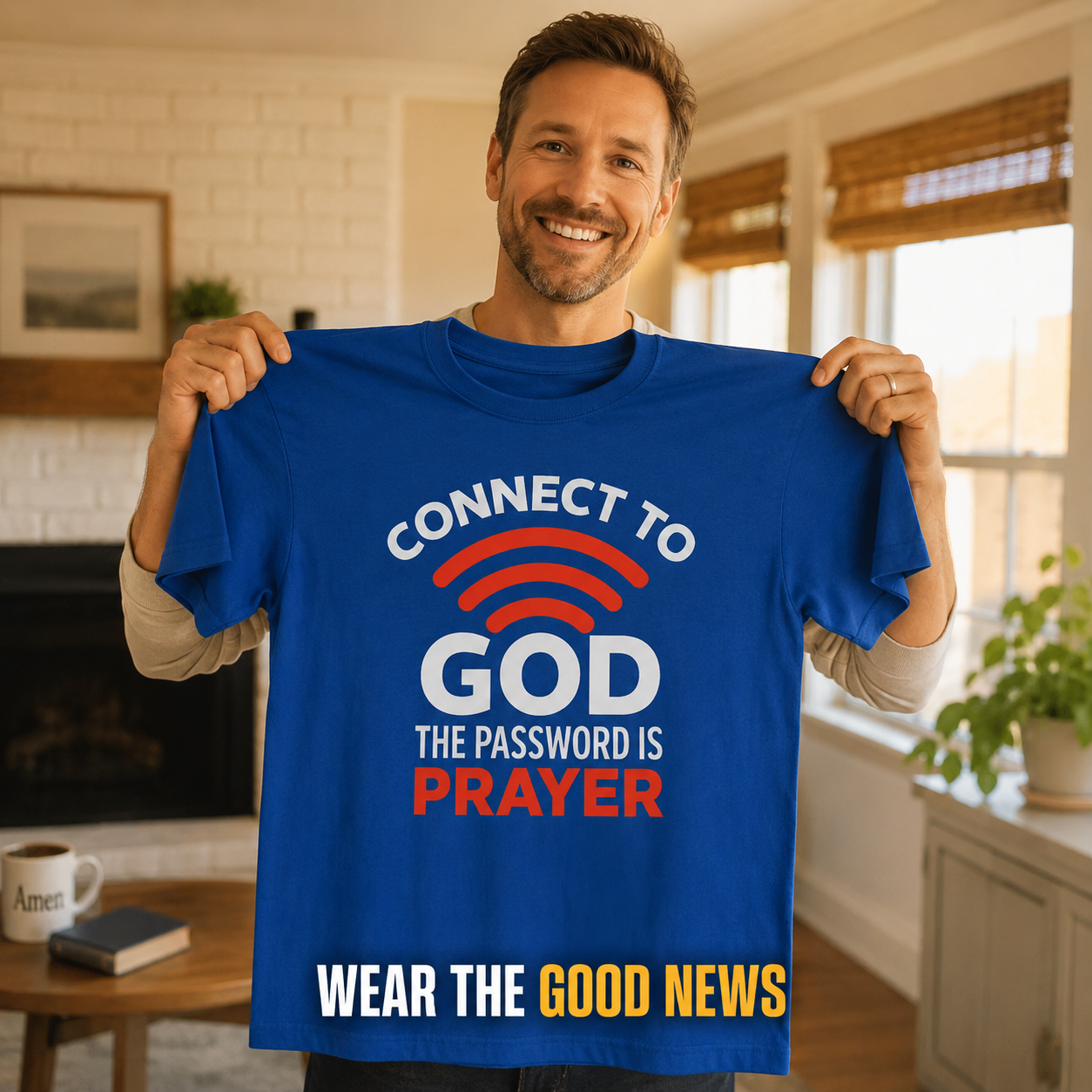 Connected Through Prayer T-Shirt_ugc_holdup
