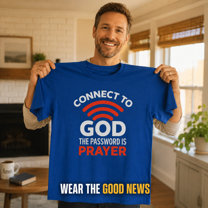 Connected Through Prayer T-Shirt_ugc_holdup