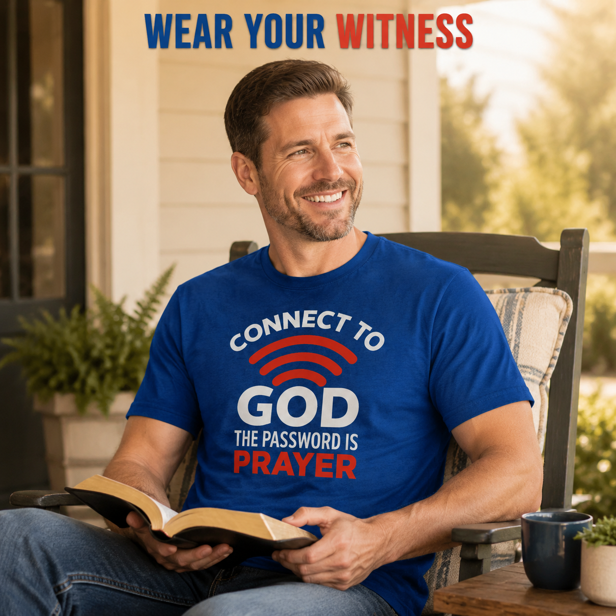 Connected Through Prayer T-Shirt_ls_prop