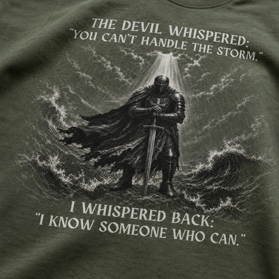 Handling The Storm T-Shirt_macro_detail