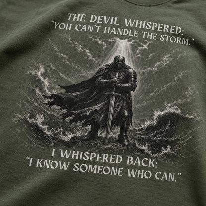 Handling The Storm T-Shirt_macro_detail