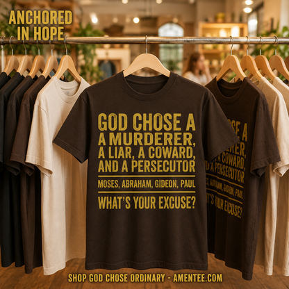 God Chose Ordinary People T‑Shirt_boutique_rack
