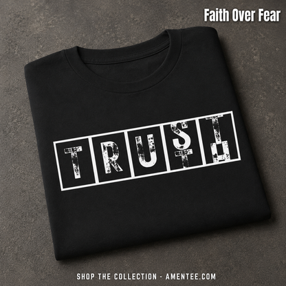 Bold TRUST Statement T-Shirt_fold_tilt