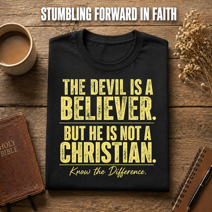 Devil Believer T-Shirt_folded_flatlay