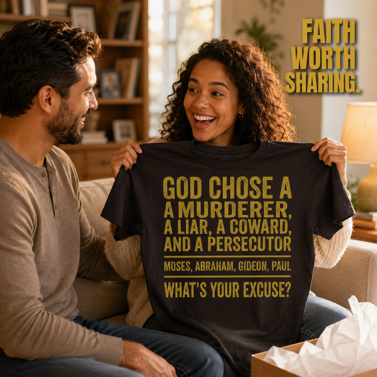God Chose Ordinary People T‑Shirt_group_shot