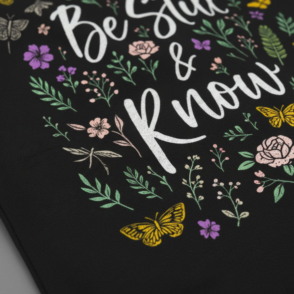 Be Still & Know T-Shirt__detail