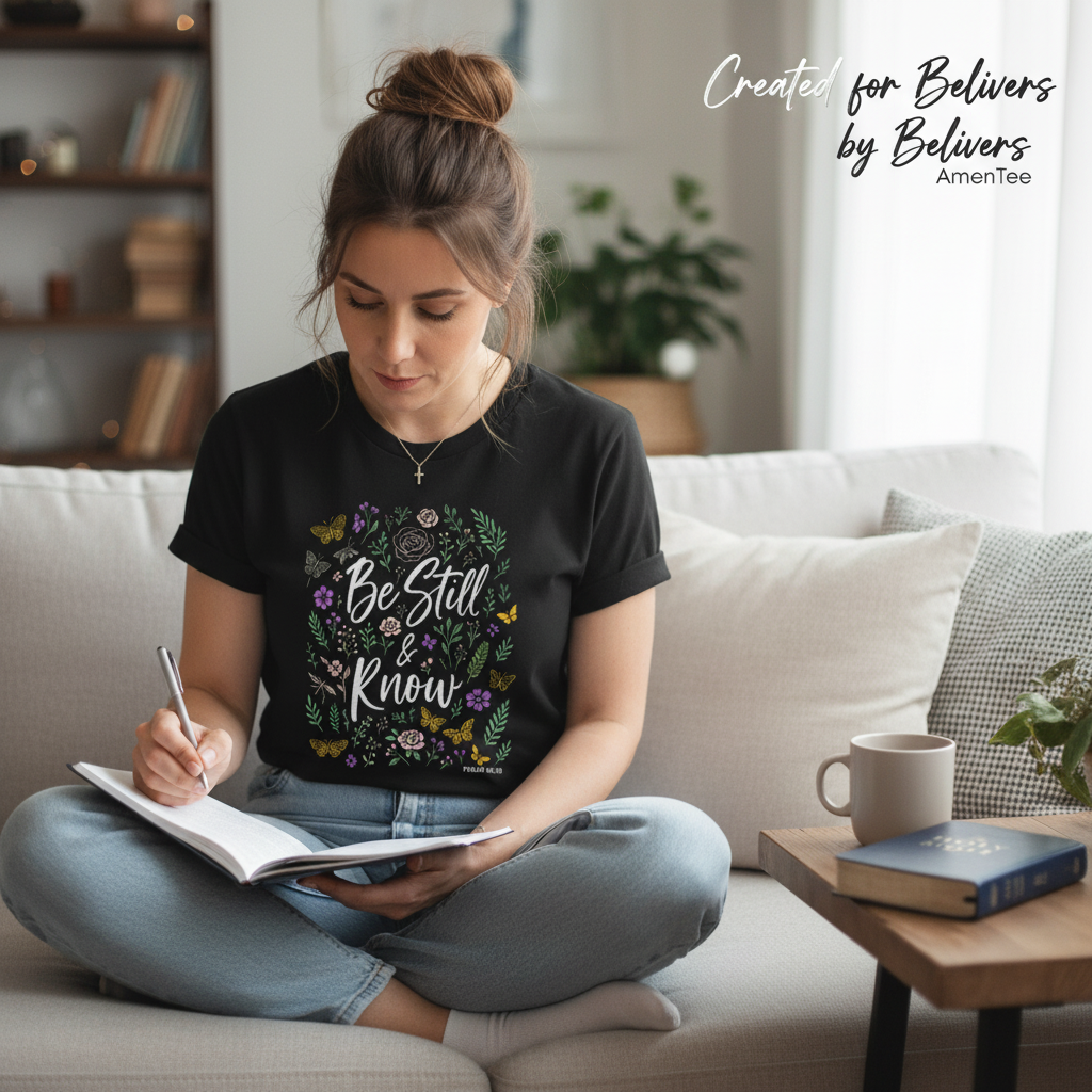 Be Still & Know T-Shirt__use
