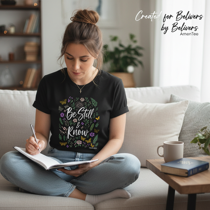 Be Still & Know T-Shirt__use