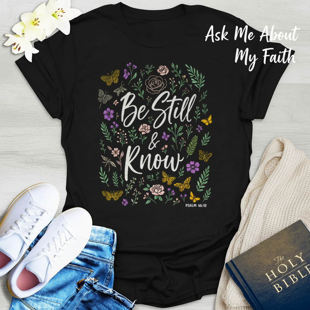 Be Still & Know T-Shirt__pair