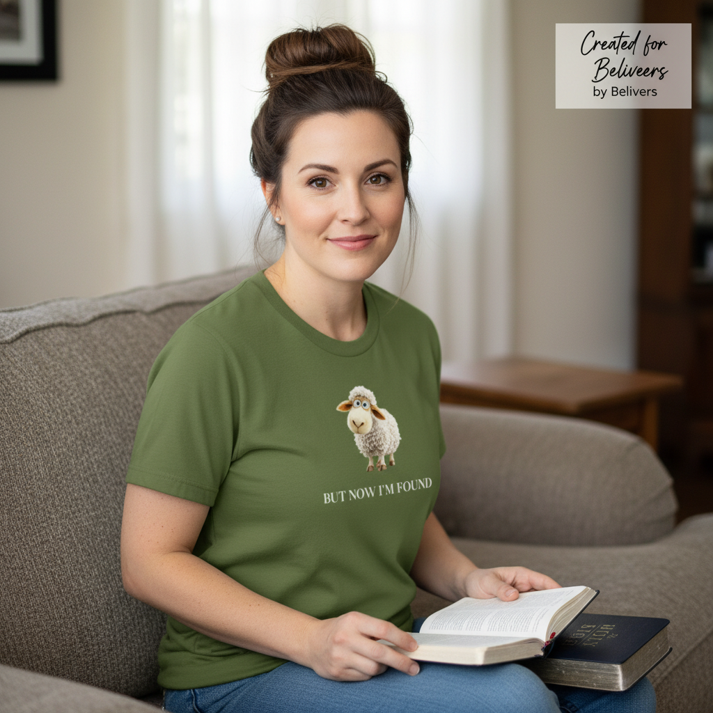 Lost But Loved Sheep T-Shirt__use