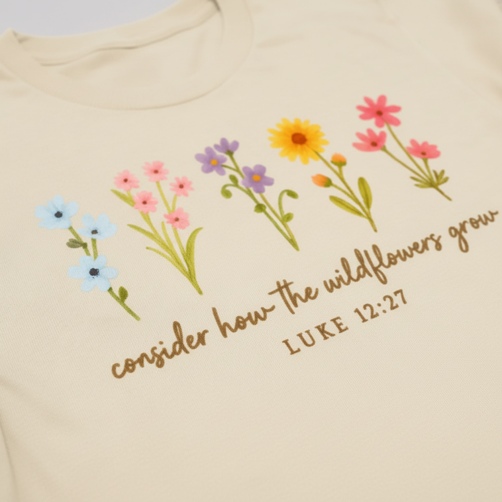 Wildflower Grace T-Shirt__detail