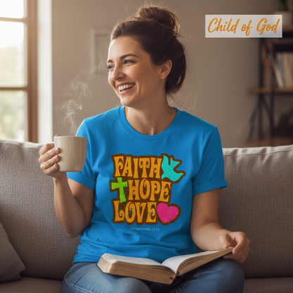 Faith Hope Love T-Shirt__use