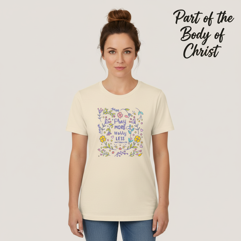 Pray More Worry Less T-Shirt__hero