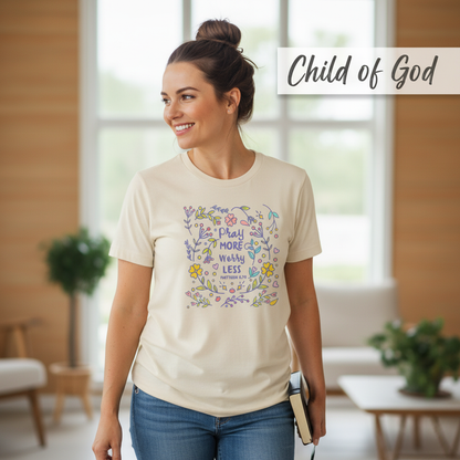 Pray More Worry Less T-Shirt__lifestyle