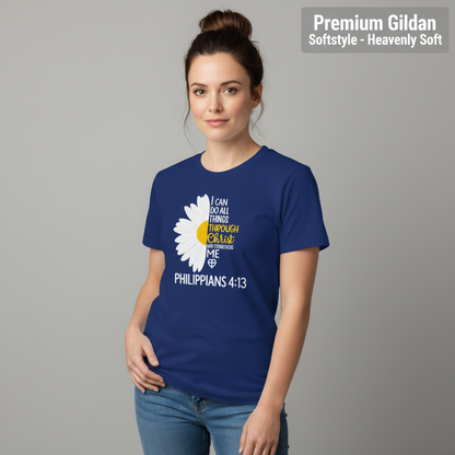 Strength in Christ Daisy T-Shirt__benefit