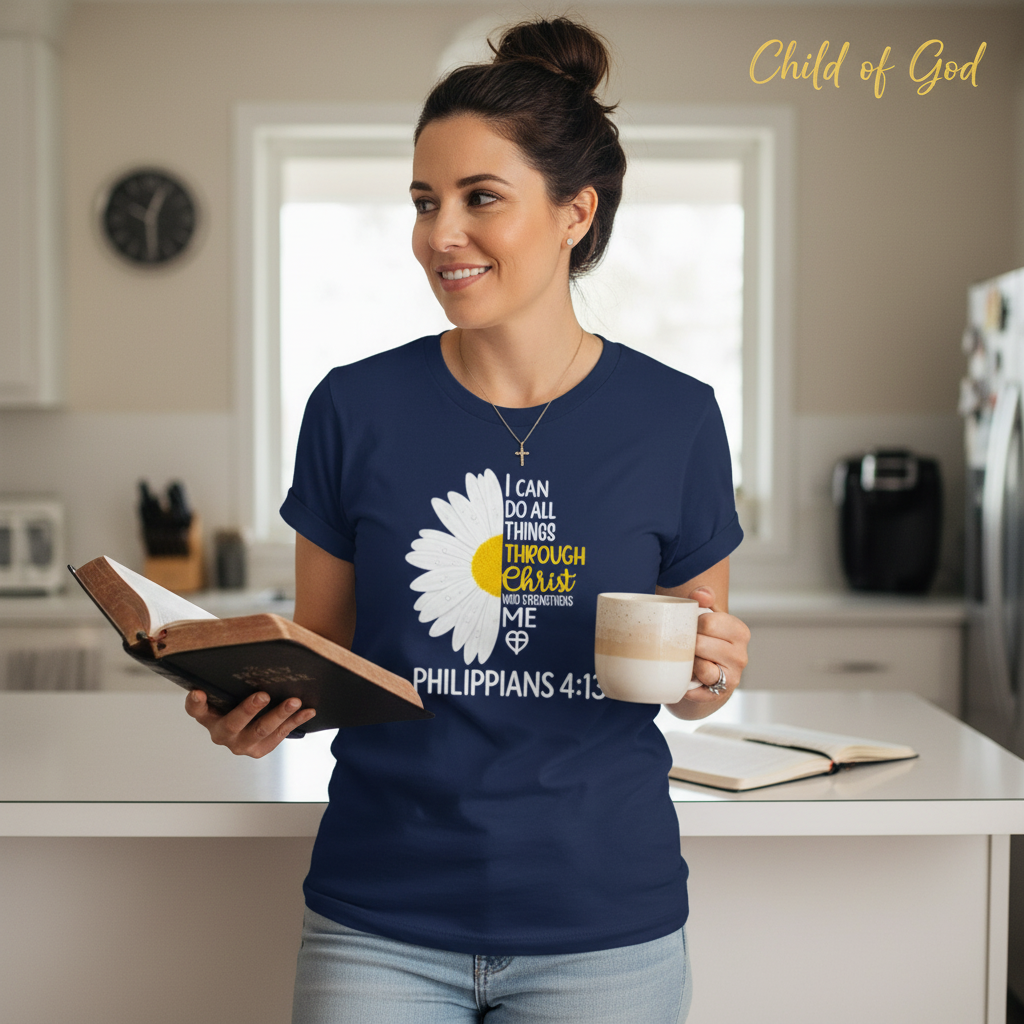 Strength in Christ Daisy T-Shirt__use