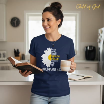 Strength in Christ Daisy T-Shirt__use