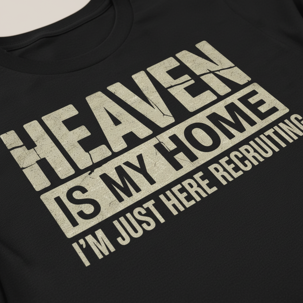 Heaven Is My Home T-Shirt__detail