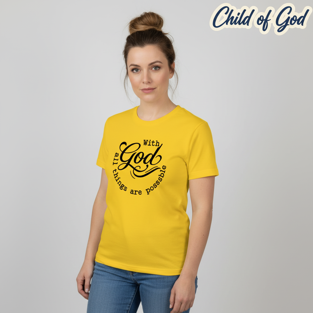 God All Things Are Possible T-Shirt__hero