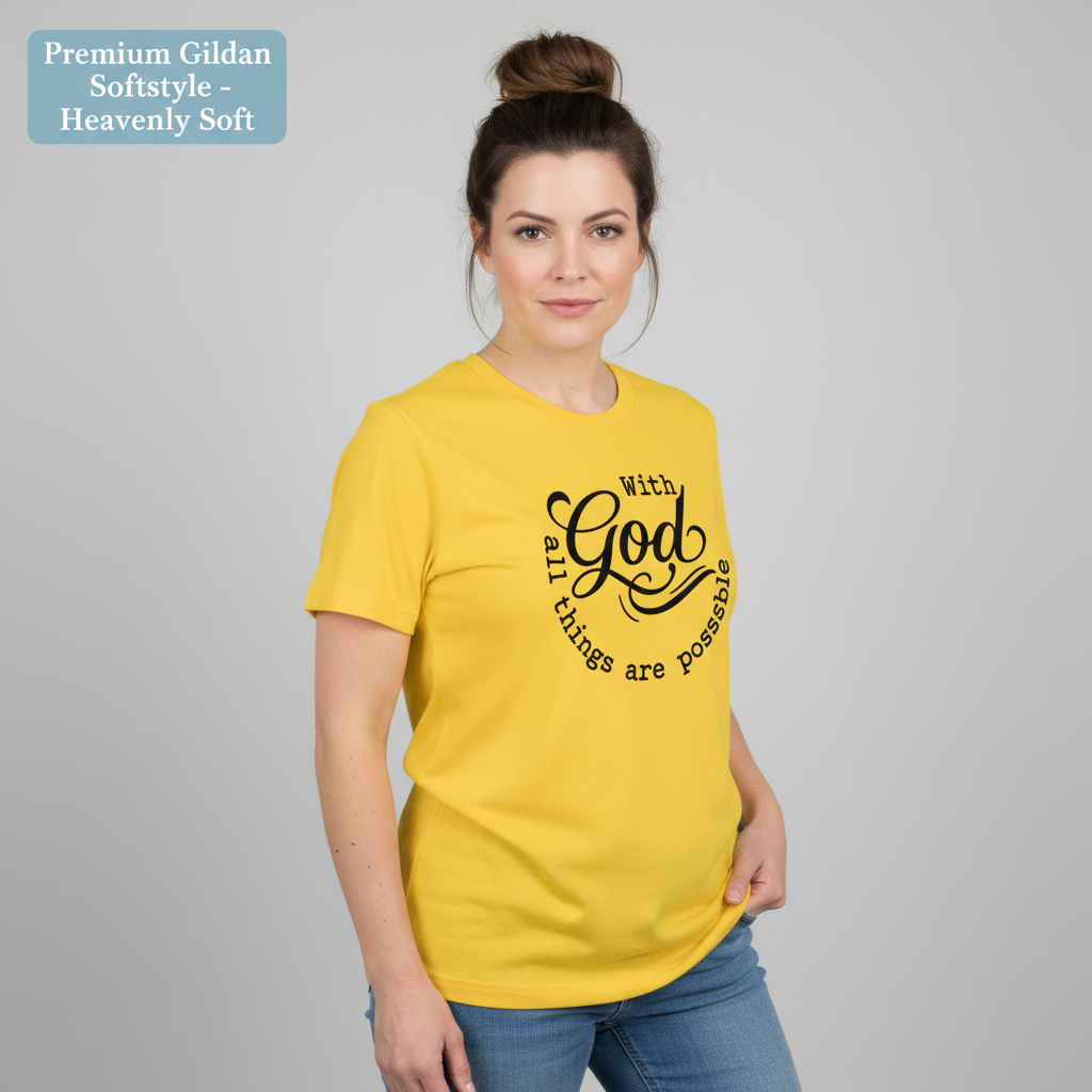 God All Things Are Possible T-Shirt__benefit
