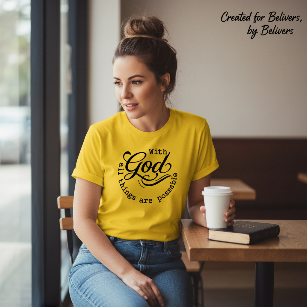 God All Things Are Possible T-Shirt__use