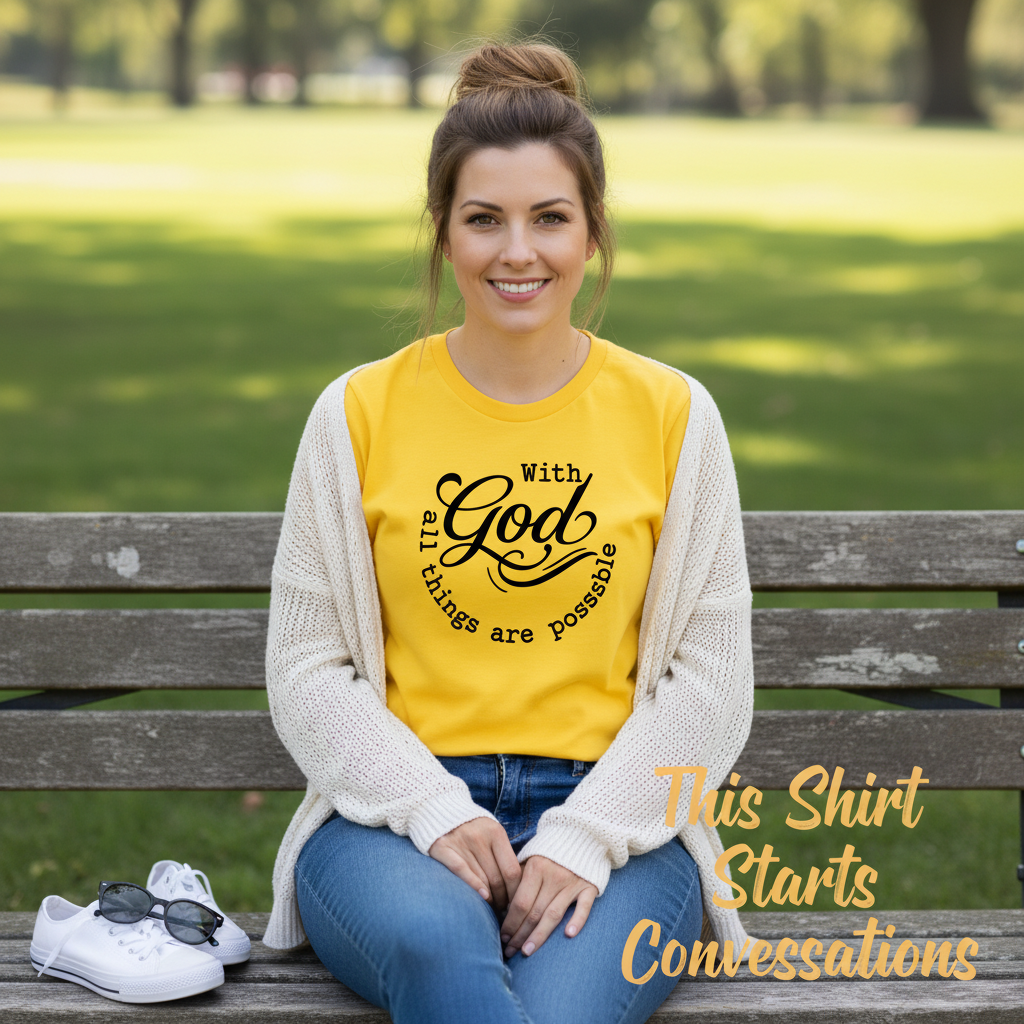God All Things Are Possible T-Shirt__pair